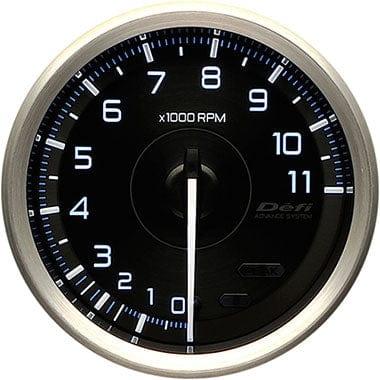 Defi White,Blue Advance A1 RPM Gauge - 80mm - 11000 Rpm-DF15501 - RZCrewGarage