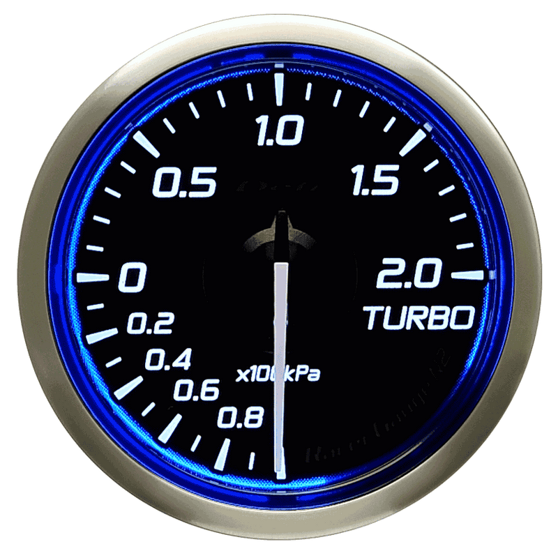 Defi Blue Racer N2 Boost Gauge - 52mm - 2 Bar-DF16001 - RZCrewGarage
