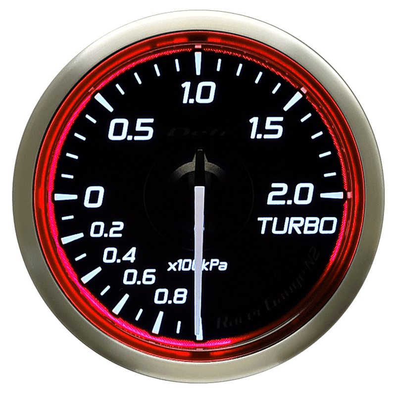 Defi Red Racer N2 Boost Gauge - 60mm - 2 Bar-DF16603 - RZCrewGarage