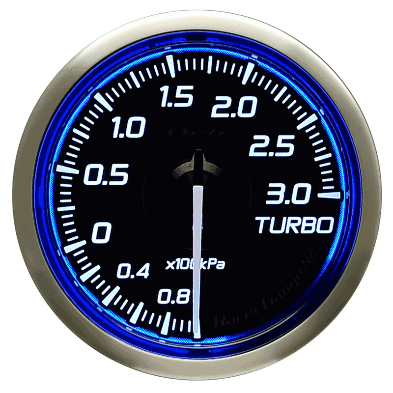 Defi Blue Racer N2 Boost Gauge - 52mm - 3 Bar-DF16101 - RZCrewGarage