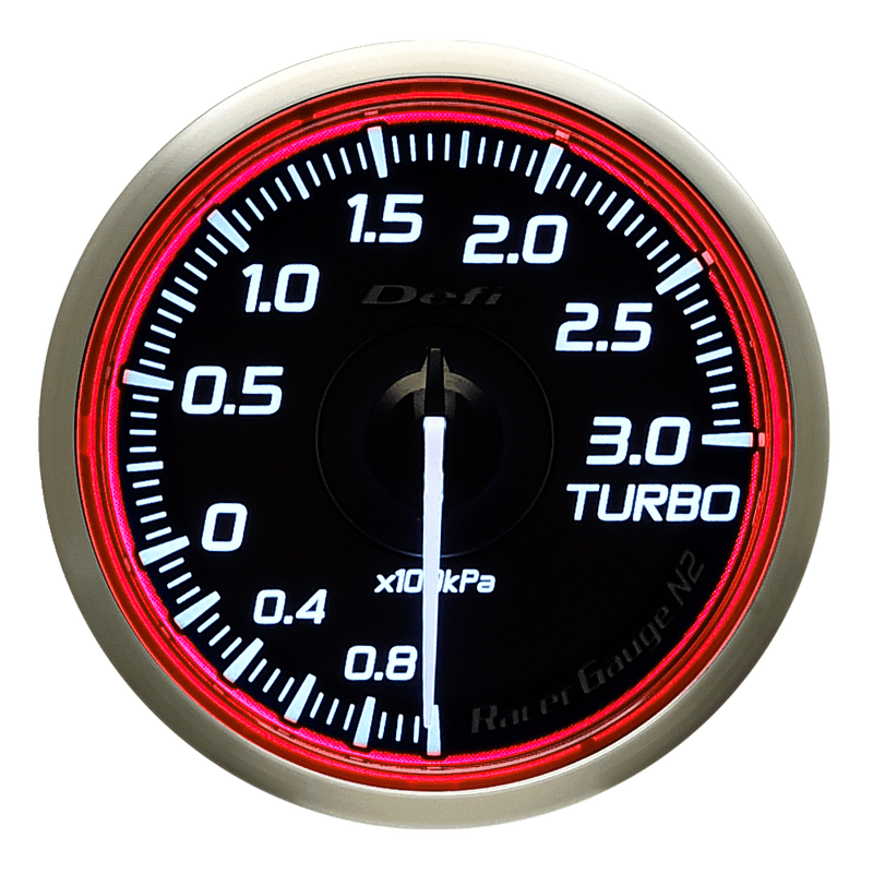 Defi Red Racer N2 Boost Gauge - 60mm - 3 Bar-DF16703 - RZCrewGarage