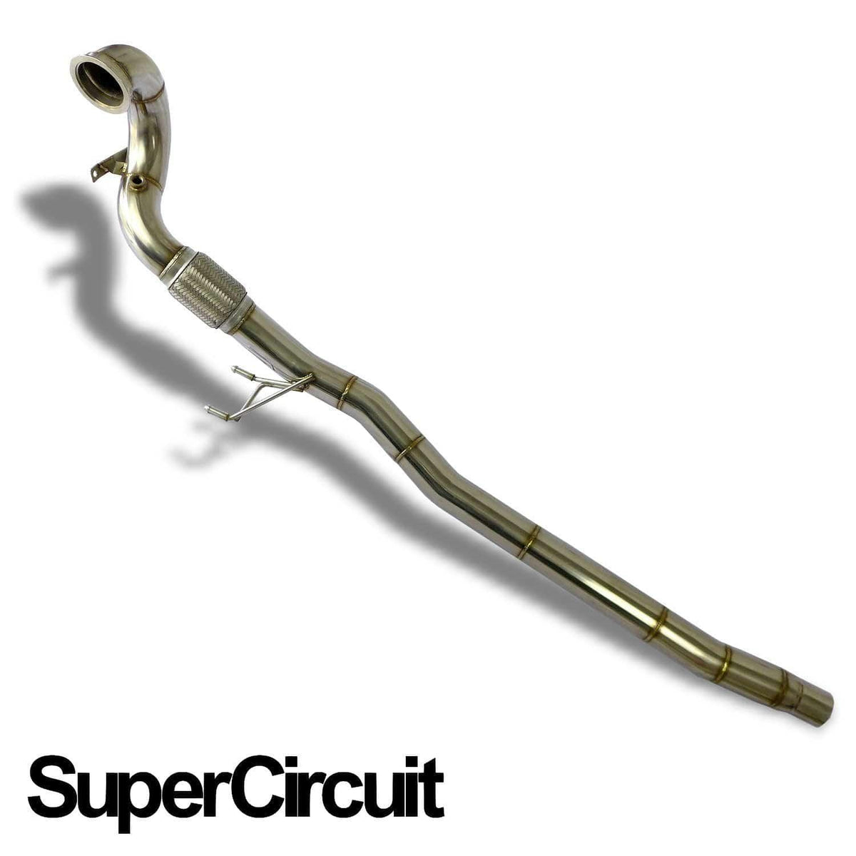 Rzcrew Garage - (R Version Only)  3.0" Super Circuit Down Pipe - Volkswagen - Golf 7 Gti 5G(G7)(Gti) - 5G(G7)(Gti) - DP-VWG7R-S001