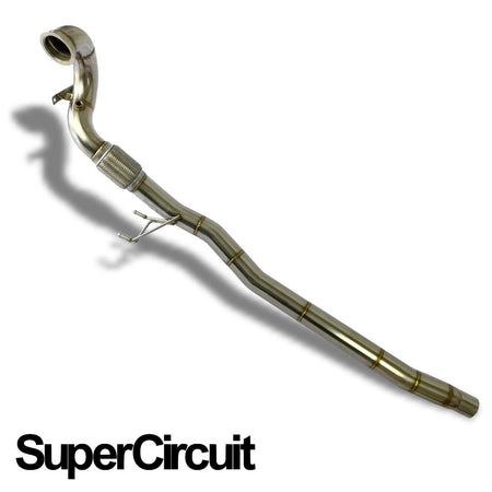 Rzcrew Garage - (R Version Only)  3.0" Super Circuit Down Pipe - Volkswagen - Golf 7 Gti 5G(G7)(Gti) - 5G(G7)(Gti) - DP-VWG7R-S001