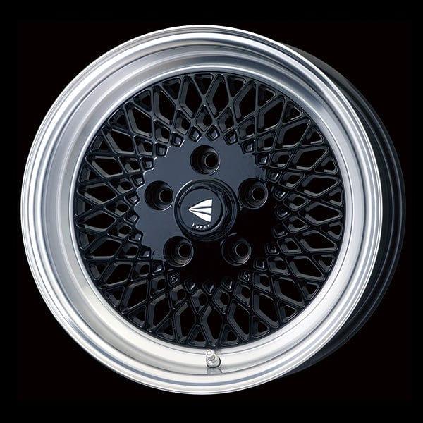 Enkei Japan Enkei 92 - 15x8J - 4x100 - ET: 25 (Black with Machined Lip) - JDM-465-580-4925BML
