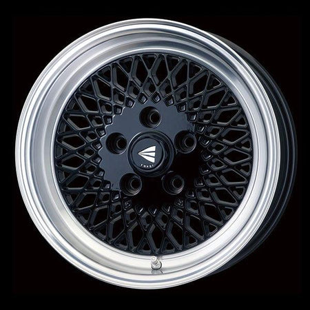 Enkei Japan Enkei 92 - 15x7J - 4x100 - ET: 38 (Black with Machined Lip) - JDM-465-570-4938BML
