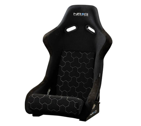 NRG FRP 300 (Large) Fixed Bucket Seat - Black/Blue/Red-FRP-300 - Rzcrewgarage