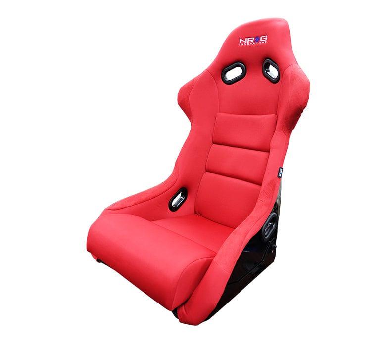 NRG FRP 300 (Large) Fixed Bucket Seat - Black/Blue/Red-FRP-300 - Rzcrewgarage