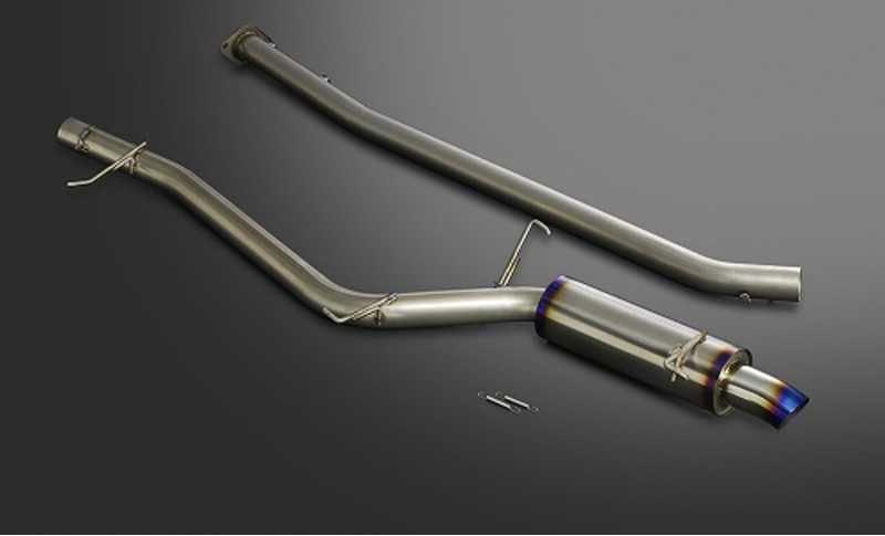Js Racing FX-Pro Titanium 70RR Exhaust System (Single) - CL7 - FTM-E2-70RR