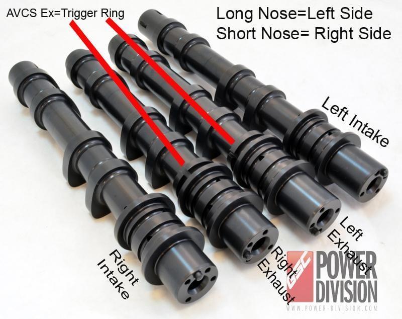 GSC Power Division - Billet Core Stage 2 Dual AVCS - 272/272 - Intake,Exhaust Camshafts - Subaru - EJ257 - GSC7026S2 - GSC7026S2