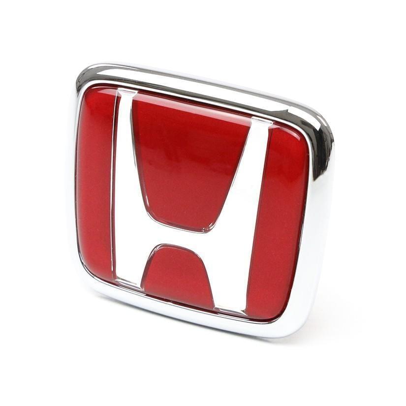 Genuine Honda Parts - Rear Type R Red Emblem - Honda - S2000 AP1/AP2 - 75701-S2A-000ZE - Rzcrew Garage
