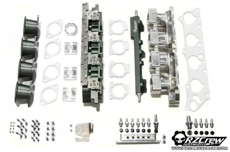Rzcrew Racing Billet ITB Kit for Honda Civic/ CRX D16A9