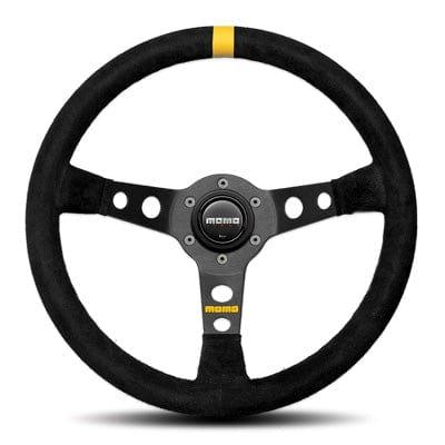 Momo - Mod-07 Steering Wheels - 3 Spokes Suede - 70mm Dish-M-42 - RZCrewGarage