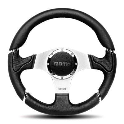 Momo - Millenium Steering Wheels - 3 Spokes Leather - Flat Dish-M-51 - RZCrewGarage