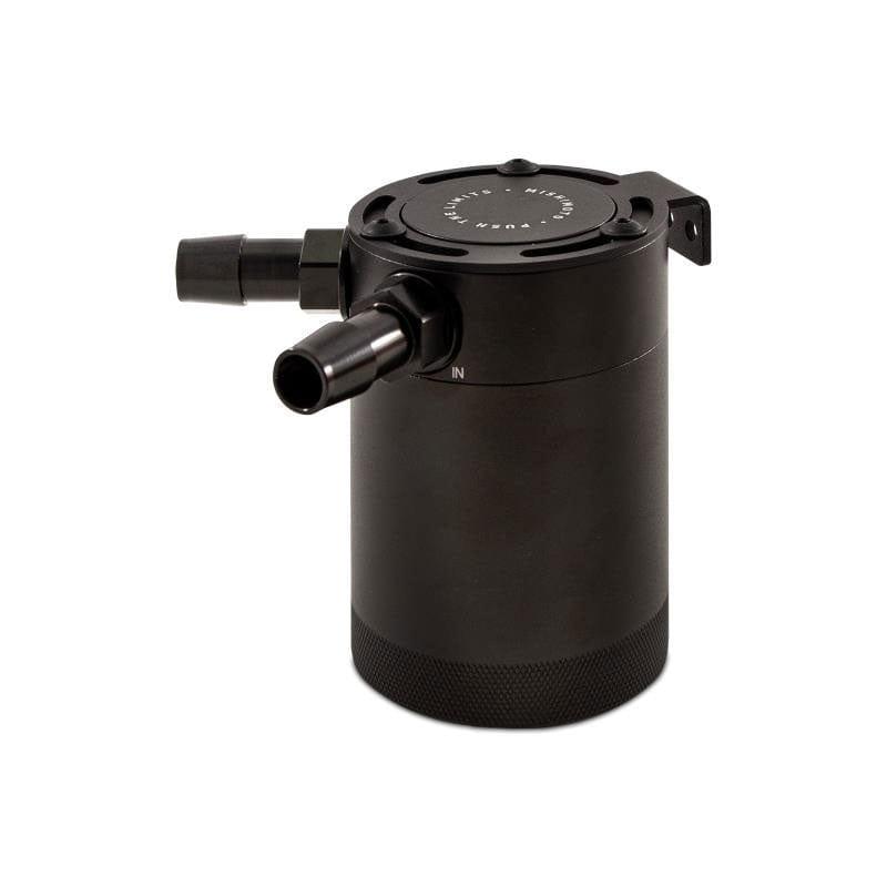 Mishimoto Compact Baffled Oil Catch Can - 2-Ports MMBCC-CBTWO-BK