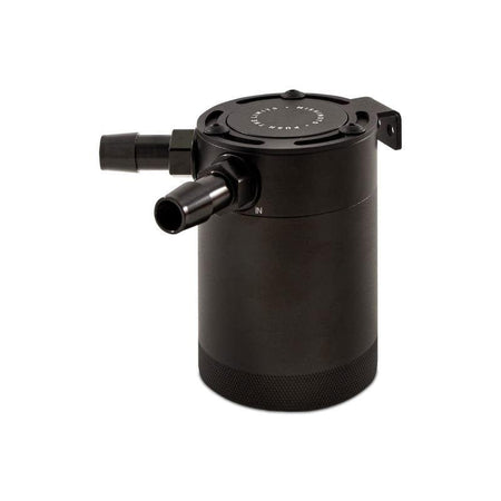 Mishimoto Compact Baffled Oil Catch Can - 2-Ports MMBCC-CBTWO-BK
