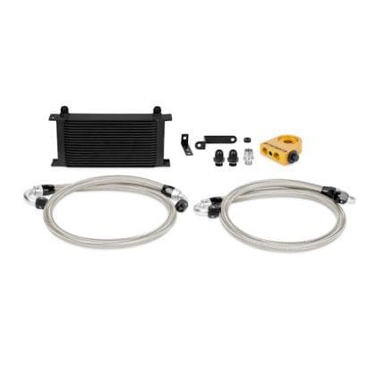 Mishimoto - Subaru WRX STI Thermostatic Oil Cooler Kit, Black - Black - GRB GVB GRF GVF - MMOC-STI-08TBK - Rzcrewgarage