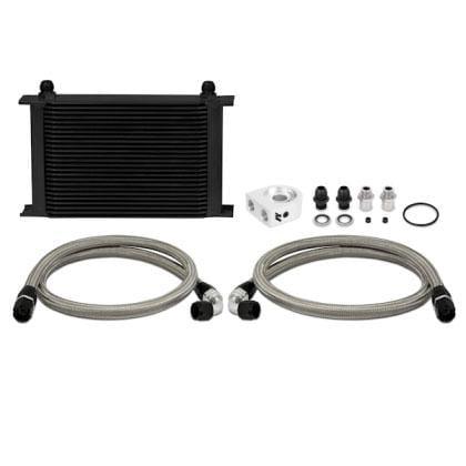 Mishimoto - Universal Oil Cooler Kit, Black, 25 Row - Black - Universal - MMOC-UHBK - Rzcrewgarage