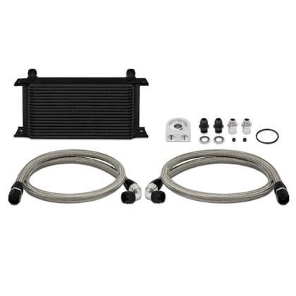 Mishimoto - Universal 19 Row Oil Cooler Kit, Black - Black - Universal - MMOC-ULBK - Rzcrewgarage