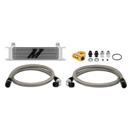 Mishimoto - Universal Thermostatic 10 Row Oil Cooler Kit - Universal - MMOC-UT - Rzcrewgarage