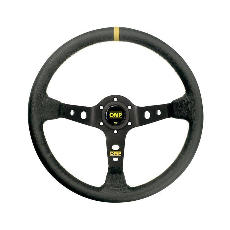 OMP - Corsica Steering Wheels - 350mm - 3 Spokes Leather - OD/1956/N - RZCrewGarage