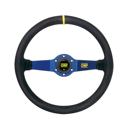 OMP - RALLY SCAMOSCIATO Steering Wheels - 350mm 2 Spokes Suede - OD/1951/BN - RZCrewGarage