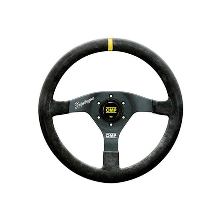 OMP - VELOCITA SUPERLEGGERO Steering Wheels - 350mm - 3 Spokes Suede - OD/2020/N - RZCrewGarage