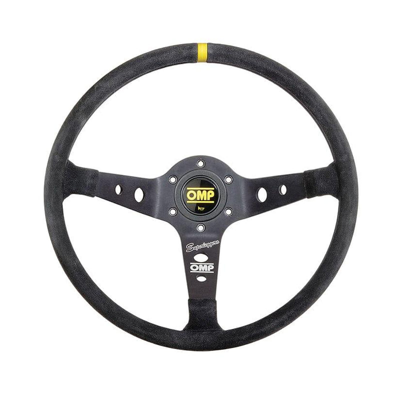 OMP - CORSICA OV SUPERLEGGERO Steering Wheels - 350mm 3 Spokes Suede - OD/2034/N - RZCrewGarage