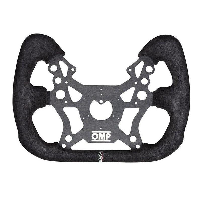 OMP - RACING 310 ALU GT Steering Wheels - 315mm Flat Bottom - 6 Spokes Suede - OD/2044/N - RZCrewGarage