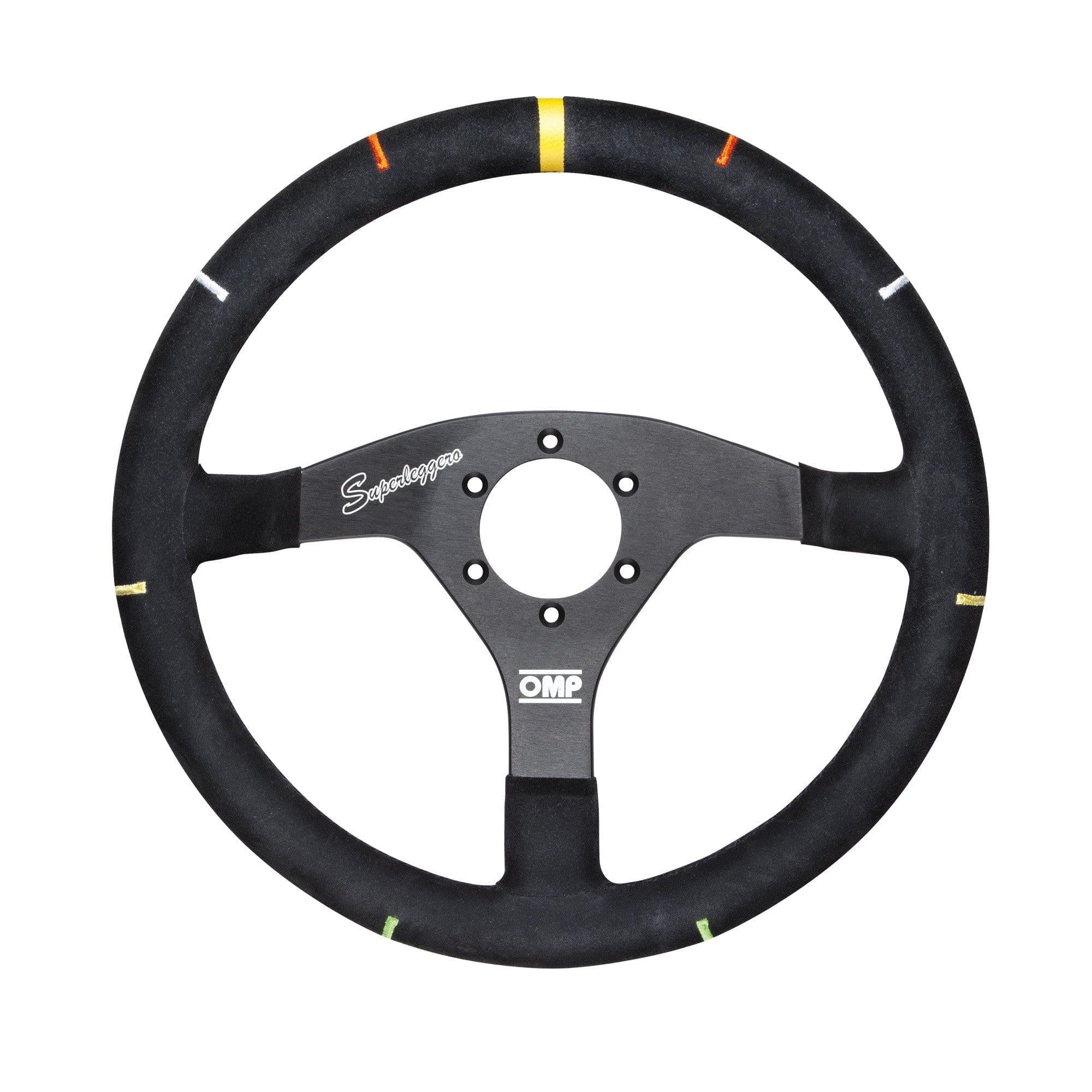 OMP - Recce Steering Wheels - 350mm 3 Spokes Suede - OD/2046 - RZCrewGarage