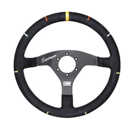 OMP - Recce Steering Wheels - 350mm 3 Spokes Suede - OD/2046 - RZCrewGarage
