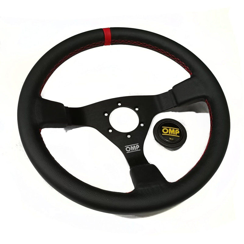 OMP - WRC Steering Wheels - 350mm - 3 Spokes Leather - OD/1980/NR - RZCrewGarage