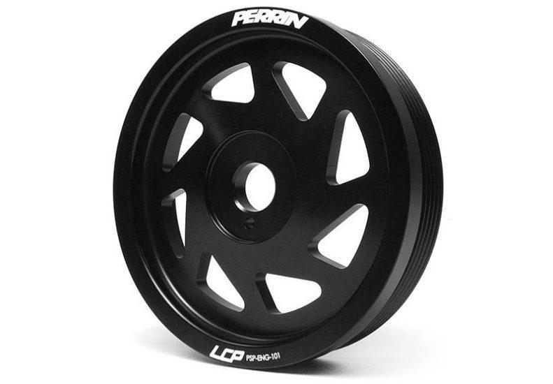 Perrin -  Crank Pulley (Black) - Subaru - FA20D - PSP-ENG-101BK - PSP-ENG-101BK