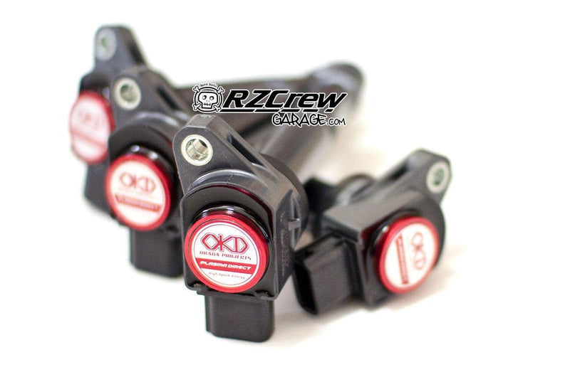 Okada projects Plasma Direct ignition coils kit - Nissan Laurel 2500cc RB 25 DE, GC34 (H 6.9 - H 9.6) - SD216021R