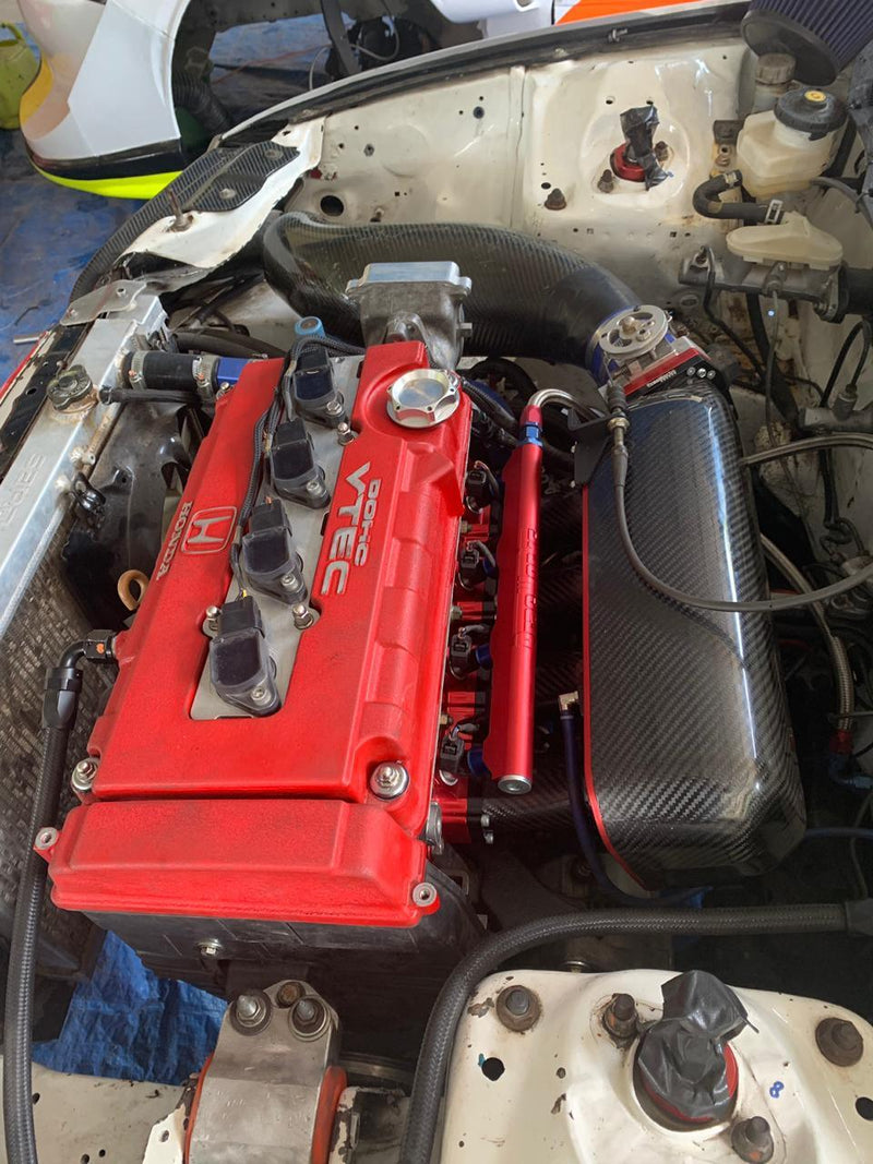 Pracworks Carbon intake Manifold - Honda - Civic/ Integra/ Crx/ Del Sol - B series - [variant sku] - RZCrewGarage