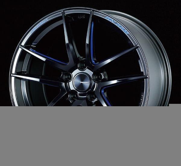 WedsSport RN-55M - 18x9J - 5x112 - ET: 32 (Black Blue Machining) - 5x112 - RN-55M-189511232-BBM