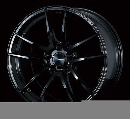WedsSport RN-55M - 18x7.5J - 5x114.3 - ET: 45 (Gloss Black) - 5x114-3 - RN-55M-18755114345-GB