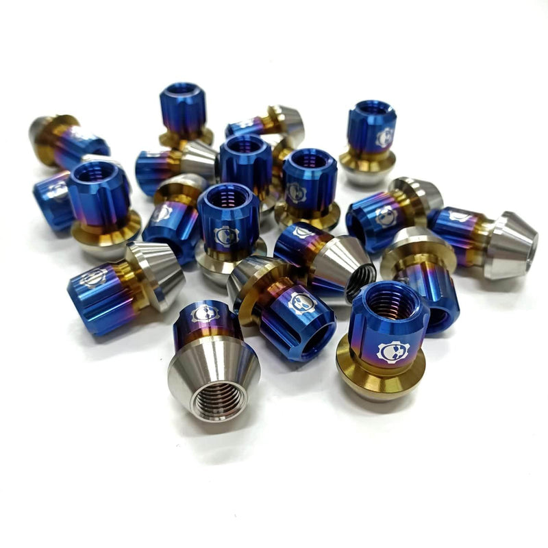 Rzcrew Racing - 2022 Limited Edition Burnt Titanium Lock Nut - M12x1.5 - Set of 20 - [variant sku] - RZCrewGarage