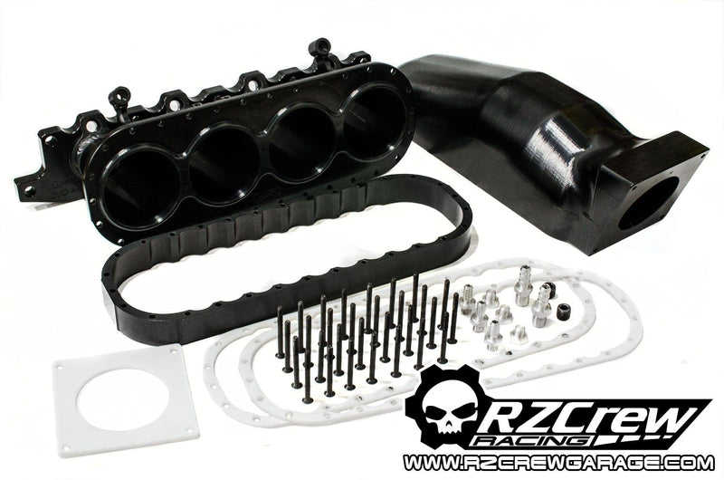 Rzcrew Racing - Billet Airstream Intake Manifold - Mitsubishi - Lancer Evolution CP9A Evo 4/5/6 - HVAIR-M-EVO