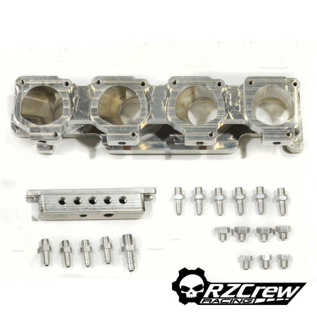 Rzcrew Racing  - Toyota 4AGE 20V ITB Billet Runner Adaptor Plate - Honda - Civic FD1