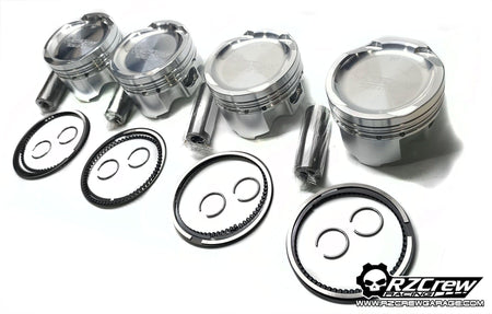 Rzcrew Racing - Forged Pistons 89mm - 8:5 to 15:0 Compression Ratio - Honda - F22C