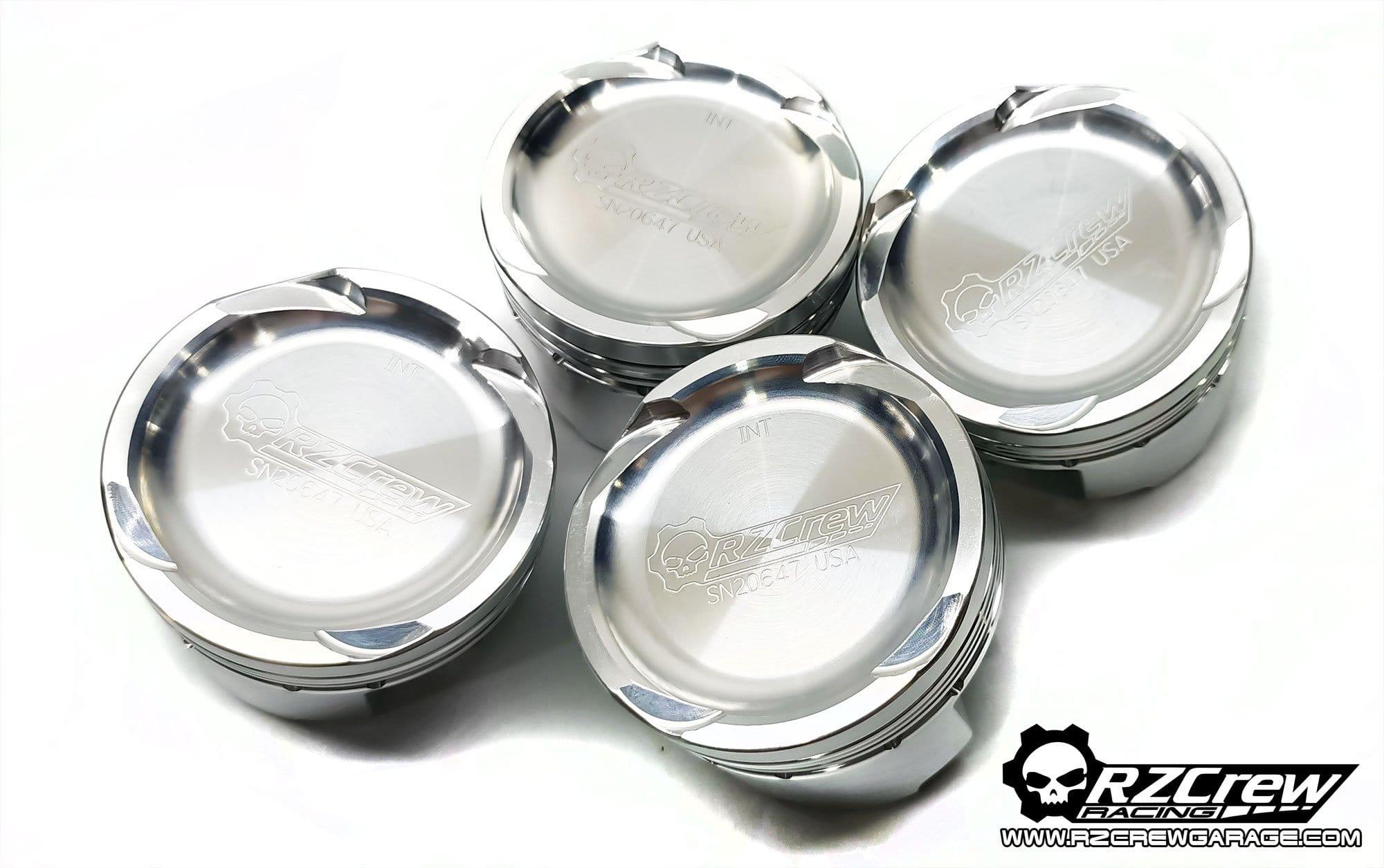 Rzcrew Racing - Forged Pistons 87mm - 8:5 to 15:0 Compression Ratio - Honda - F22C