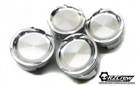 Rzcrew Racing - Forged Pistons 84mm - 8:5 to 15:0 Compression Ratio - Mazda - BP