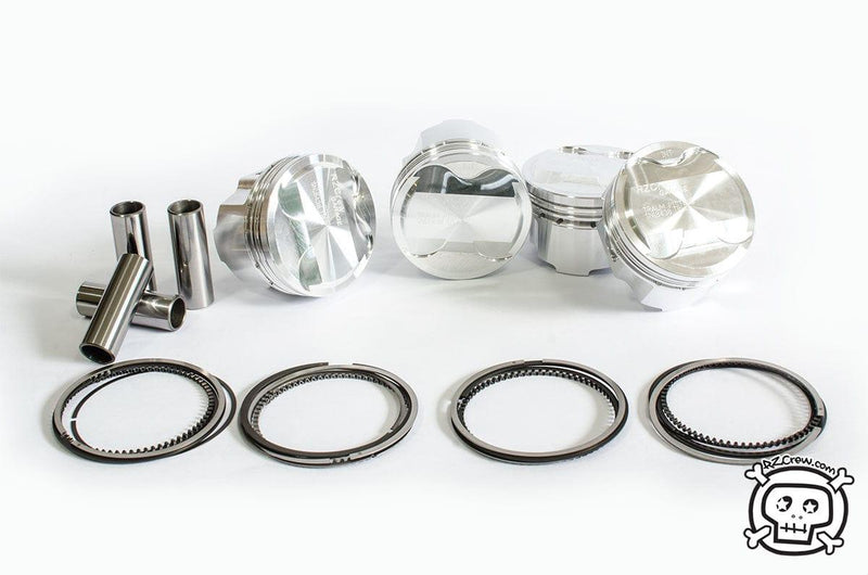 Rzcrew Racing - Forged Pistons 75mm - 8:5 to 15:0 Compression Ratio - Toyota - 1NZ-FE