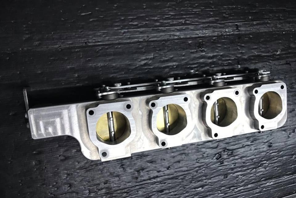 Rzcrew Garage  Billet Individual Throttle Body on k20a Engine
