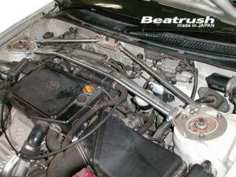 Beatrush - Front Tower Bar - Toyota Celica GT-Four ST205(GT4) - S81212-FTA
