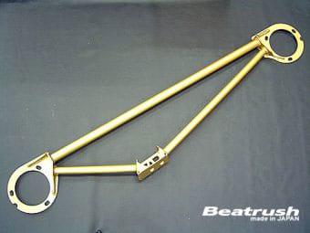 Beatrush - Front Aluminum 3 Points Tower Bar - Mitsubishi Lancer Evolution CP9A Evo 4/5/6 - S83051-FTA