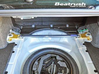 Beatrush - Rear Tower Bar - Subaru WRX STi VAB - S86024-RTA