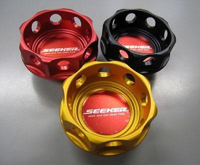 Seeker -  Super Lightweight Oil Filler Cap (Red) - Honda F/H/K/B/D Series - SEEK-EN-04 - SEEK-EN-04