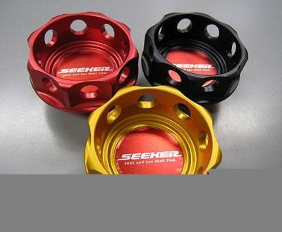 Seeker -  Super Lightweight Oil Filler Cap (Black) - Honda F/H/K/B/D Series - SEEK-EN-05 - SEEK-EN-05