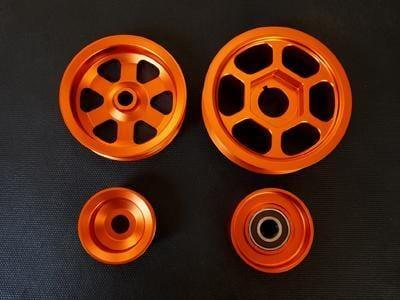 Seeker - Lightweight pulley 4 points set FD2-R - Honda K20A - SEEK-EN-PULFD2 - SEEK-EN-PULFD2